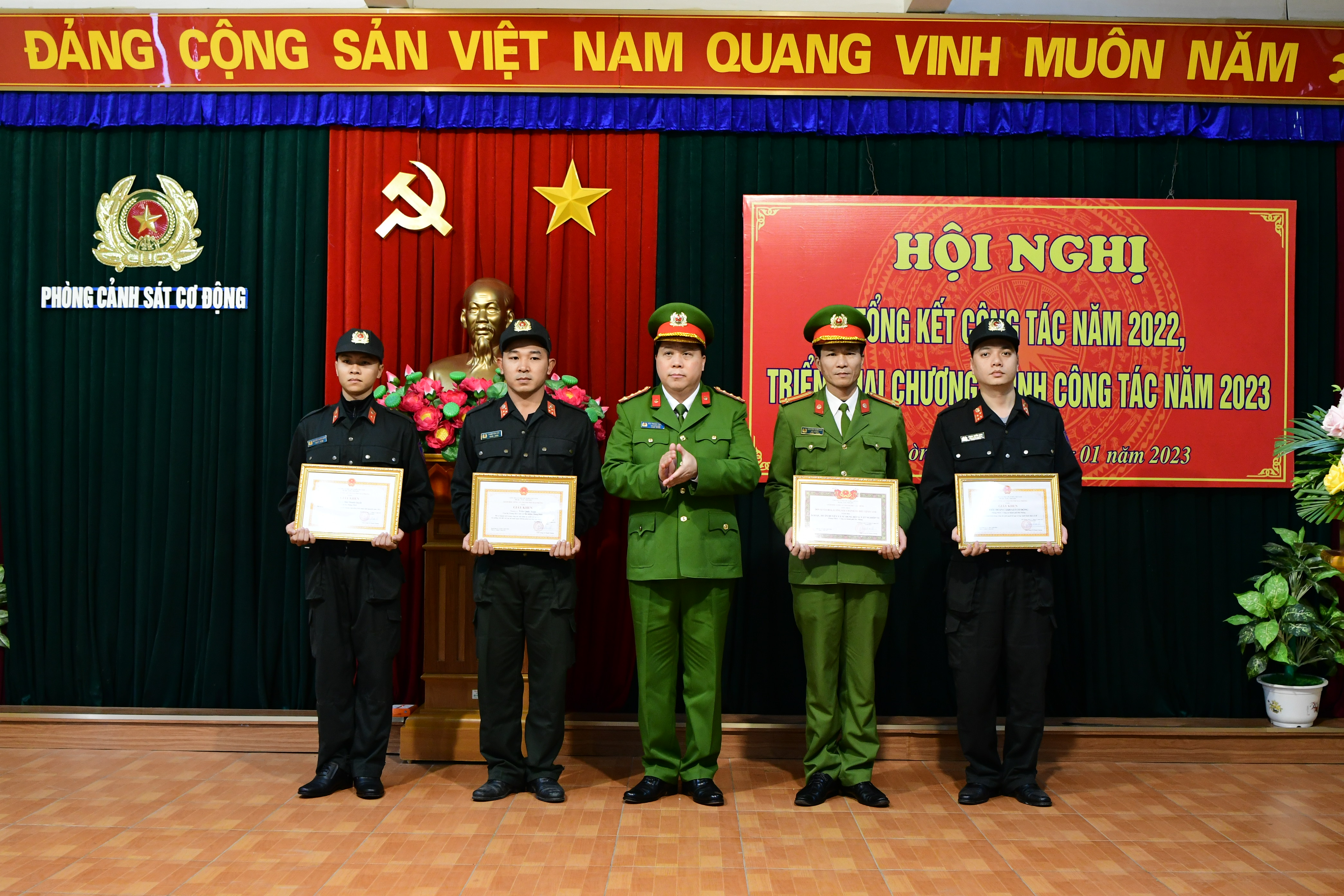 Phòng Cảnh sát cơ động: Triển khai chương trình công tác năm 2023